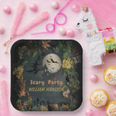 Halloween Witches Party Night Planner Uitnodiging Papieren Bordje (Feest)