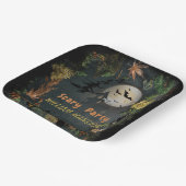 Halloween Witches Party Night Planner Uitnodiging Papieren Bordje (Gebogen)