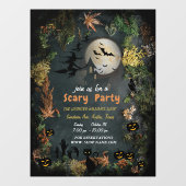 Halloween Witches Party Night Planner Uitnodiging Raamsticker (Vel)