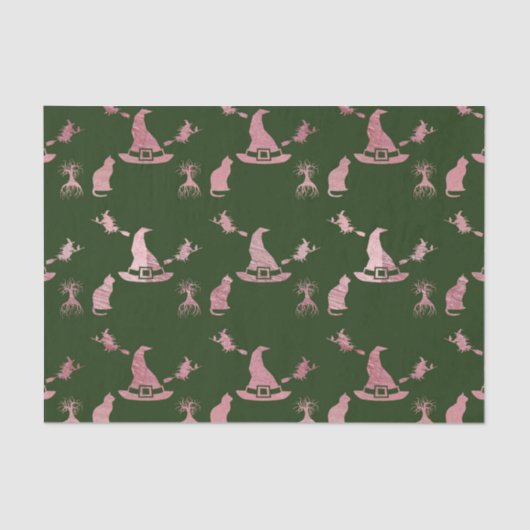 Halloween Witches Pet & Cats Decoupage Tissuepapier (Voorkant)