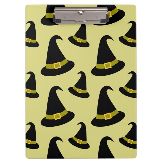 Halloween Witches Pet Pattern Klembord (Voorkant)