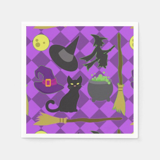 Halloween Witches Servetten (Voorkant)