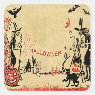 Halloween Witches Sticker