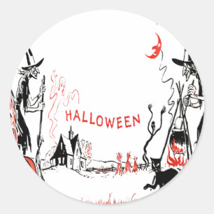 Halloween Witches Sticker