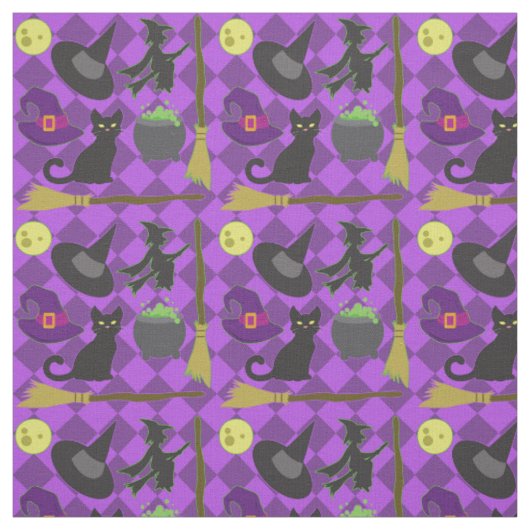 Halloween Witches Stof (Swatch)