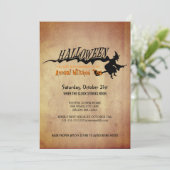 Halloween Witches Tea Party  Paper Kijk Kaart (Staand voorkant)