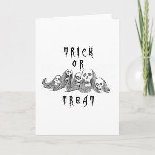 Halloween Witches Trick or treat Kaart