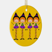 Halloween Witches-versiering Keramisch Ornament (Rechts)