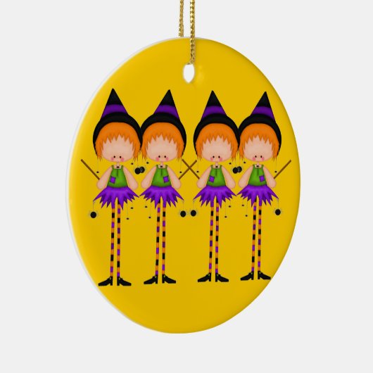 Halloween Witches-versiering Keramisch Ornament (Rechts)