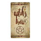  Halloween Witch's Brew Label (Voorkant)