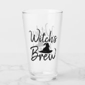 Halloween Witch's Brew Witch Pet Glas (Achterkant)