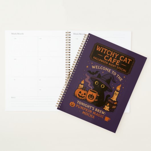 Halloween Witch's Castle Planner - Magische nacht (Display)