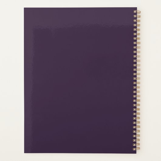 Halloween Witch's Castle Planner - Magische nacht (Achterkant)