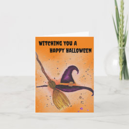 Halloween Witch's Pet en Bezem