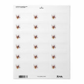 Halloween Witch's Pet en Bezem Etiket (Full Sheet)