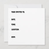 Halloween Witch's Pet en Bezem Kaart (Achterkant)