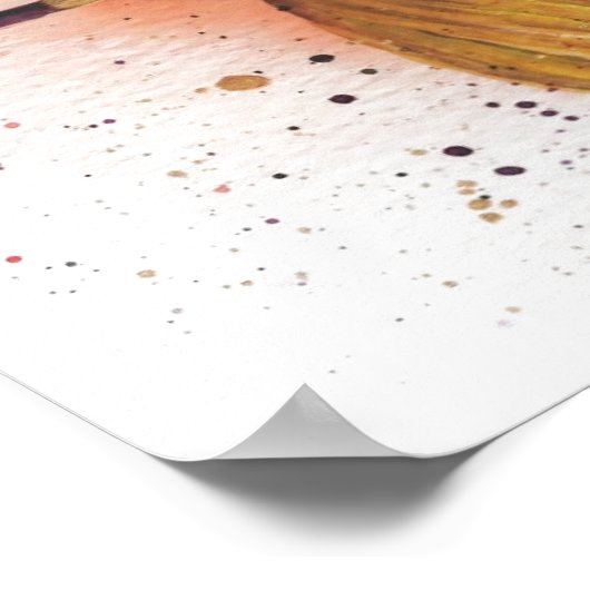 Halloween Witch's Pet en Bezem Poster (Hoek)