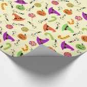 Halloween Witch's Pet Snoep & Pomkins 2 Cadeaupapier (Hoek)