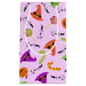 Halloween Witch's Pet Snoep & pompoenen Klein Cadeauzakje (Voorkant)