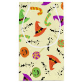 Halloween Witch's Pet Snoep & pompoenen Klein Cadeauzakje (Achterkant)