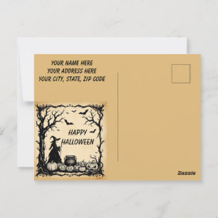 Halloween Witch's Potion, Halloween Uitnodiging, Briefkaart