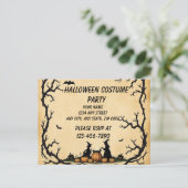 Halloween Witch's Potion, Halloween Uitnodiging, Briefkaart (Staand voorkant)