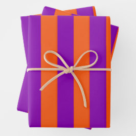 Halloween Witch's Stripes Inpakpapier Vel
