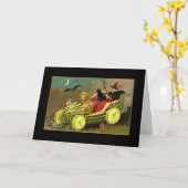 Halloween Witch's Watermeloen Auto Kaart (Gele Bloem)