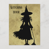Halloween Witchy Briefkaart Mailing (Voorkant)