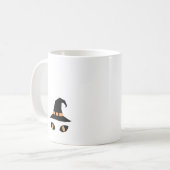 Halloween witchy cat koffiemok (Voorkant links)