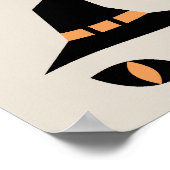 Halloween witchy cat poster (Hoek)