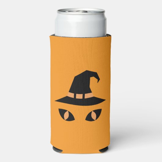 Halloween witchy cat seltzer blikjeskoeler (Seltzer Achterkant)