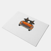 Halloween Witchy Cats Classic T-shirt Deurmat (Schuin)