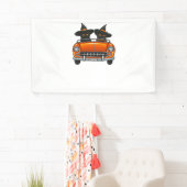 Halloween Witchy Cats Classic T-shirt Spandoek (Insitu)