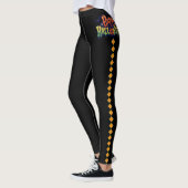 Halloween witchy gestreepte leggings (Links)