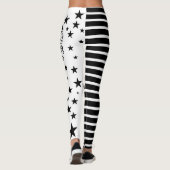 Halloween witchy gestreepte leggings (Achterkant)