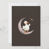 Halloween Witchy Goose Spooky Kids Verjaardag Kaart (Achterkant)