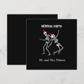 Halloween Witchy Gothic bruiloft Kaart (Voorkant / Achterkant)