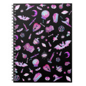 Halloween: Witchy Gothic Pattern Notitieboek (Voorkant)