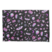 Halloween: Witchy Gothic Pattern Pillowcase