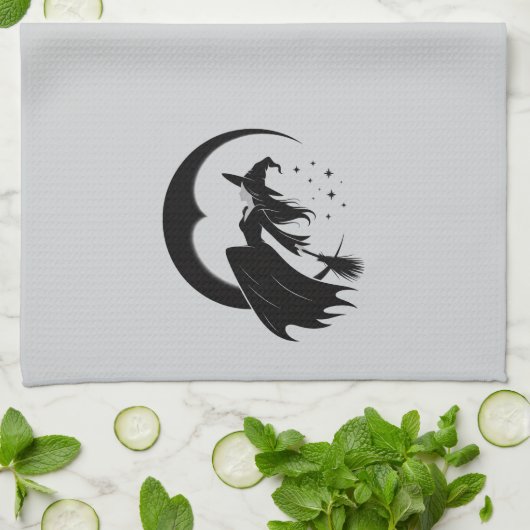 Halloween, Witchy Halloween, Halloween Witch Theedoek (Gevouwen)