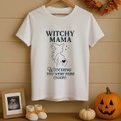 Halloween Witchy Mama zwanger T-shirt