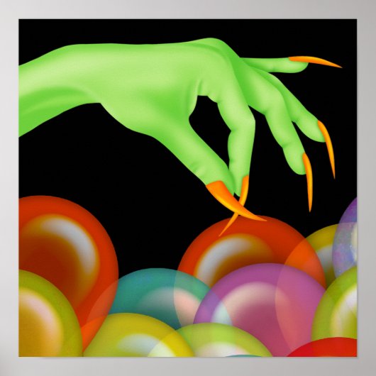 Halloween Witchy Nails - SRF Poster (Voorkant)