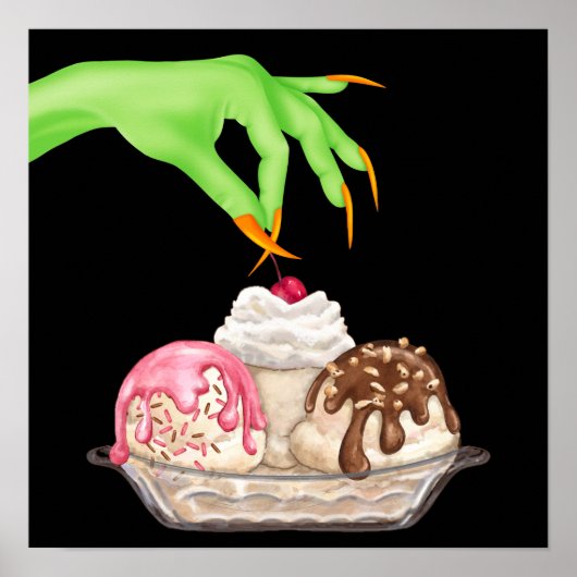 Halloween Witchy Nails - SRF Poster (Voorkant)