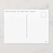 Halloween Witchy Penguin Feestdagenkaart (Achterkant)