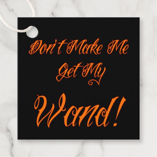 Halloween Witchy Quote Bedankjes Labels (Voorkant)