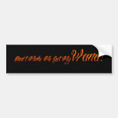 Halloween Witchy Quote Bumpersticker (Voorkant)