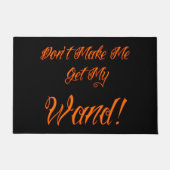Halloween Witchy Quote Deurmat (Voorkant)