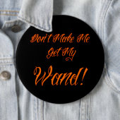 Halloween Witchy Quote Ronde Button 6,0 Cm (In situ)