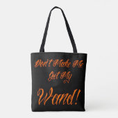 Halloween Witchy Quote Tote Bag (Achterkant)